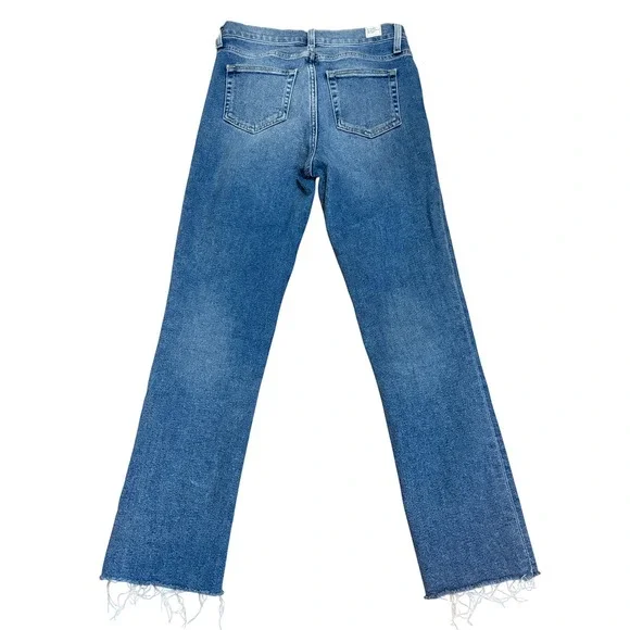 Frank & Eileen Cork The Everyday‎ Jean Straight Leg Crop in Antique Blue Size 26 - Picture 4 of 11